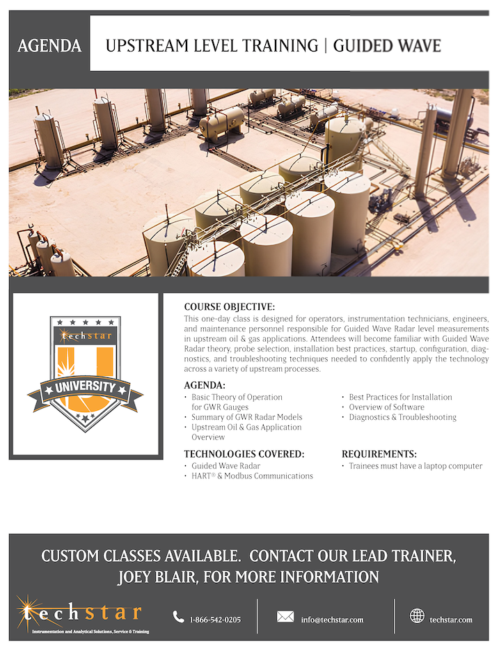 Upstream Level Training | Guided Wave - Midland, TX - August 18, 2026