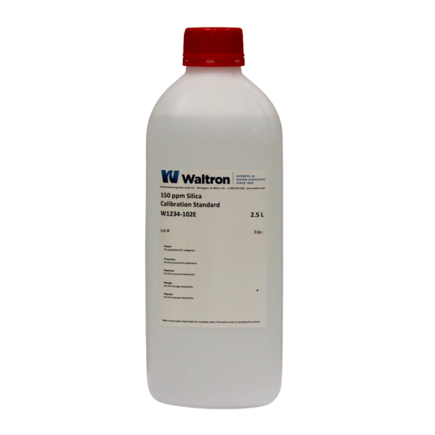 Silica Calibration Standard, 150Ppm, 2.5L