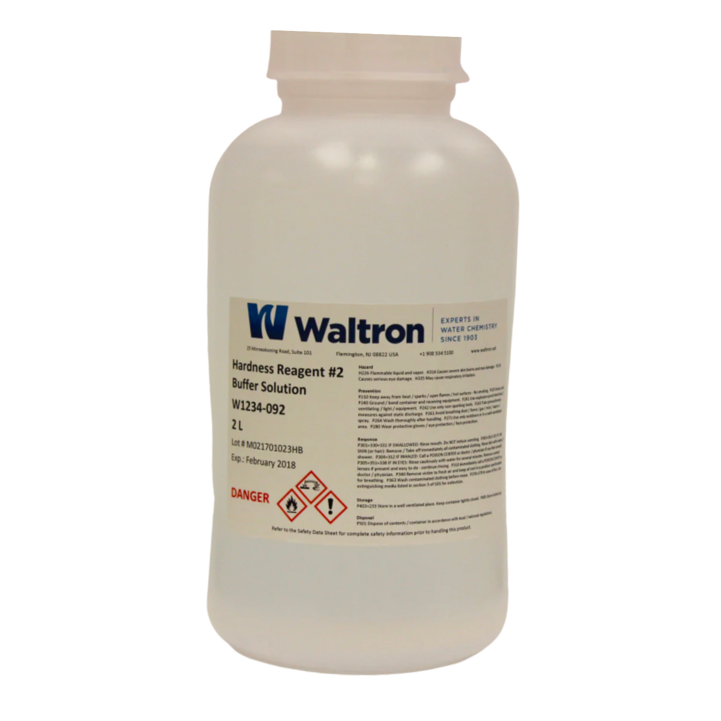 Hardness Reagent #2, Buffer Solution, 2L (Special Handling)