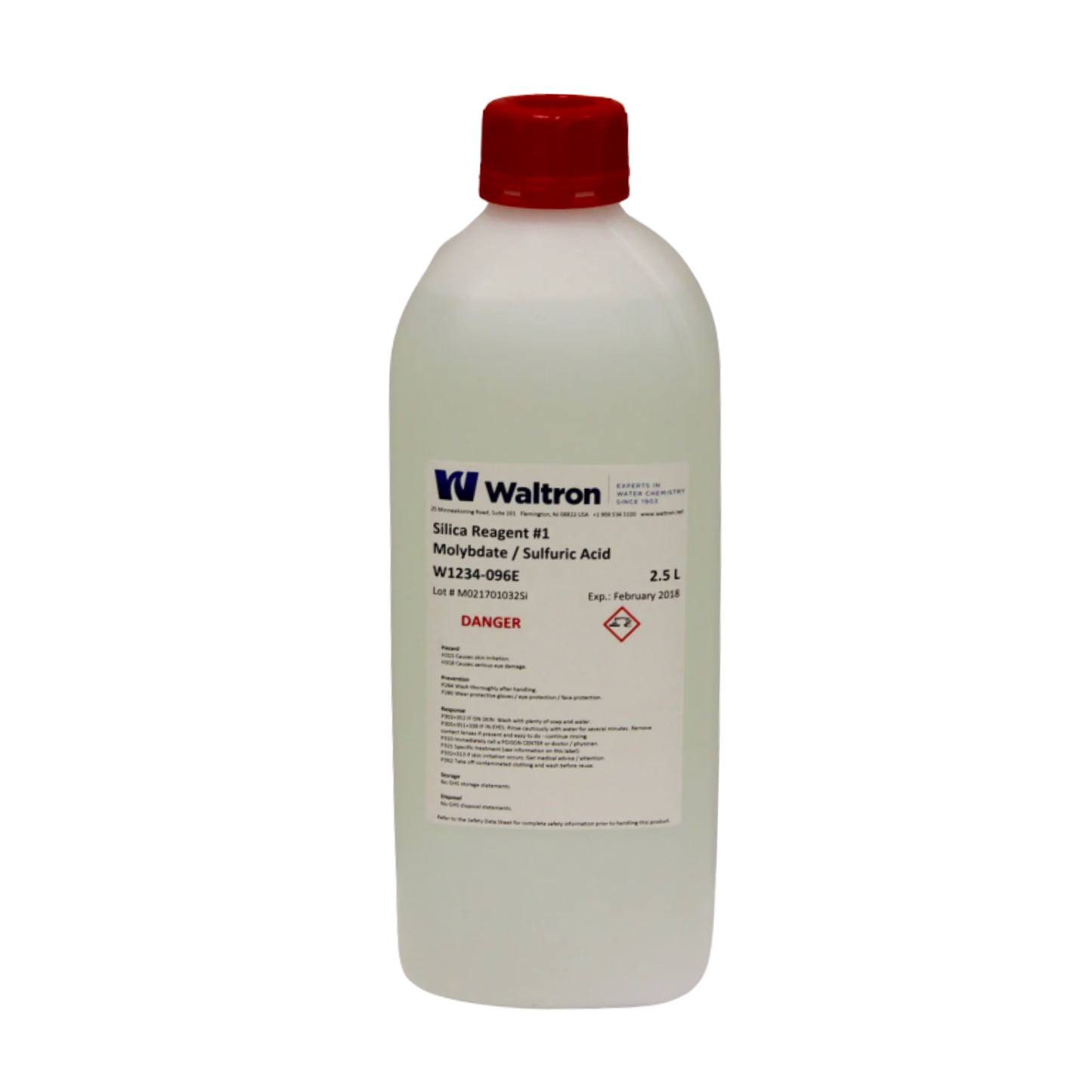 Silica Reagent #1, Sulfuric/Molybdate, 2.5L (Special Handling)