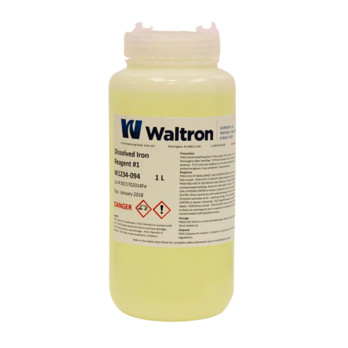 Dissolved Iron Reagent #1, 1L (Special Handling)