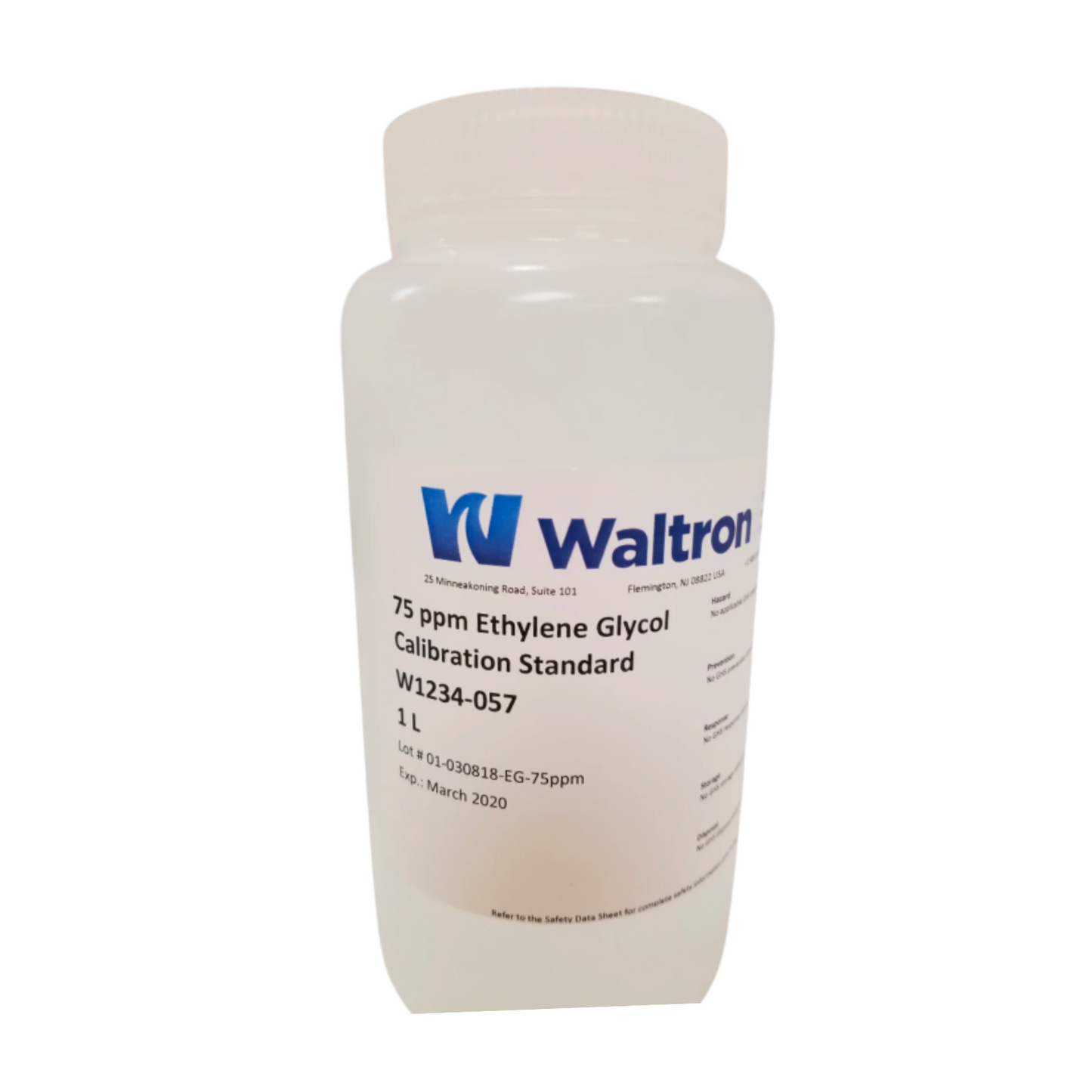 Ethylene Glycol Calibration Standard, 75 Ppm, 1L
