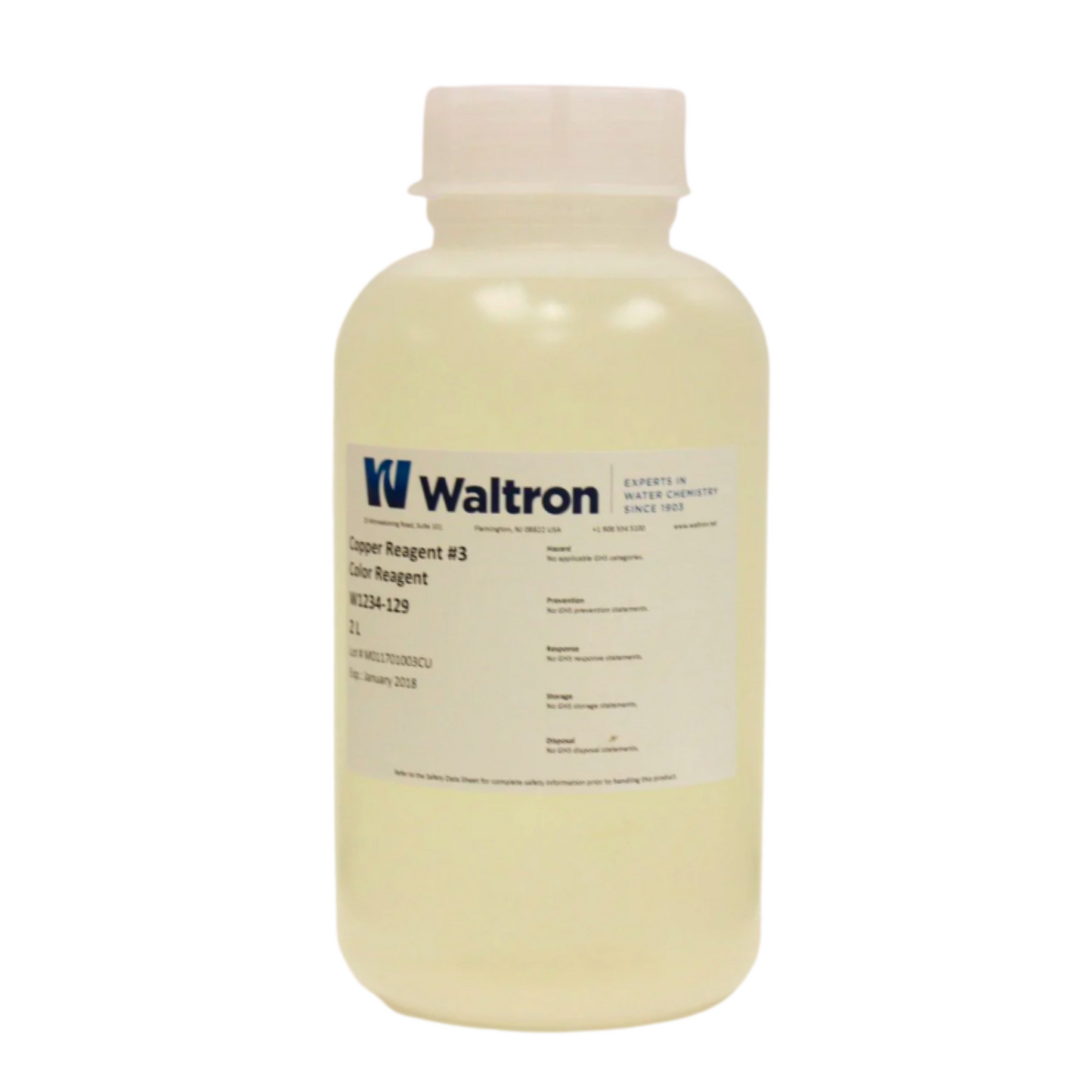 Copper Reagent #3, Copper Color Reagent, 2L