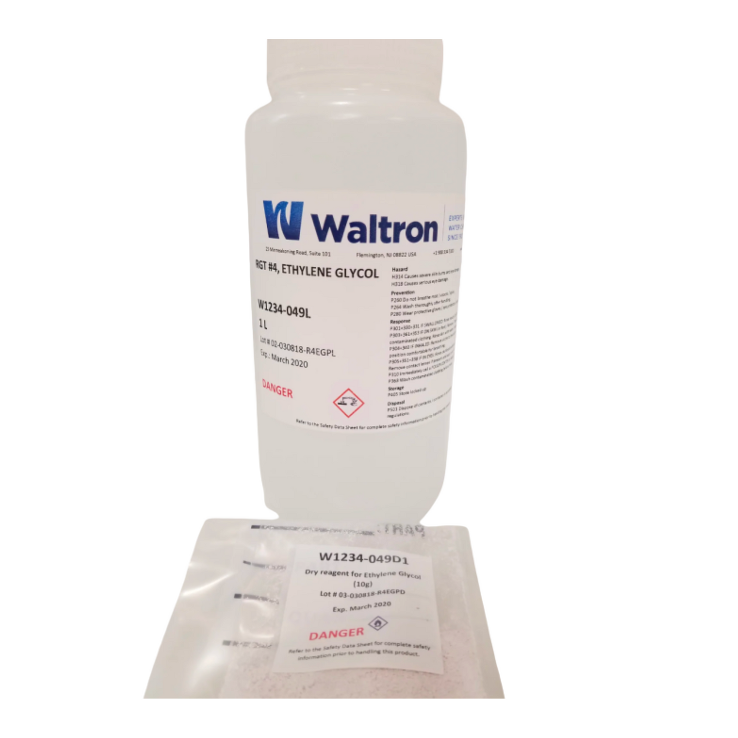Ethylene Glycol Reagent #4, Set W/Dry, Purpald Color, 1L (Special Handling)