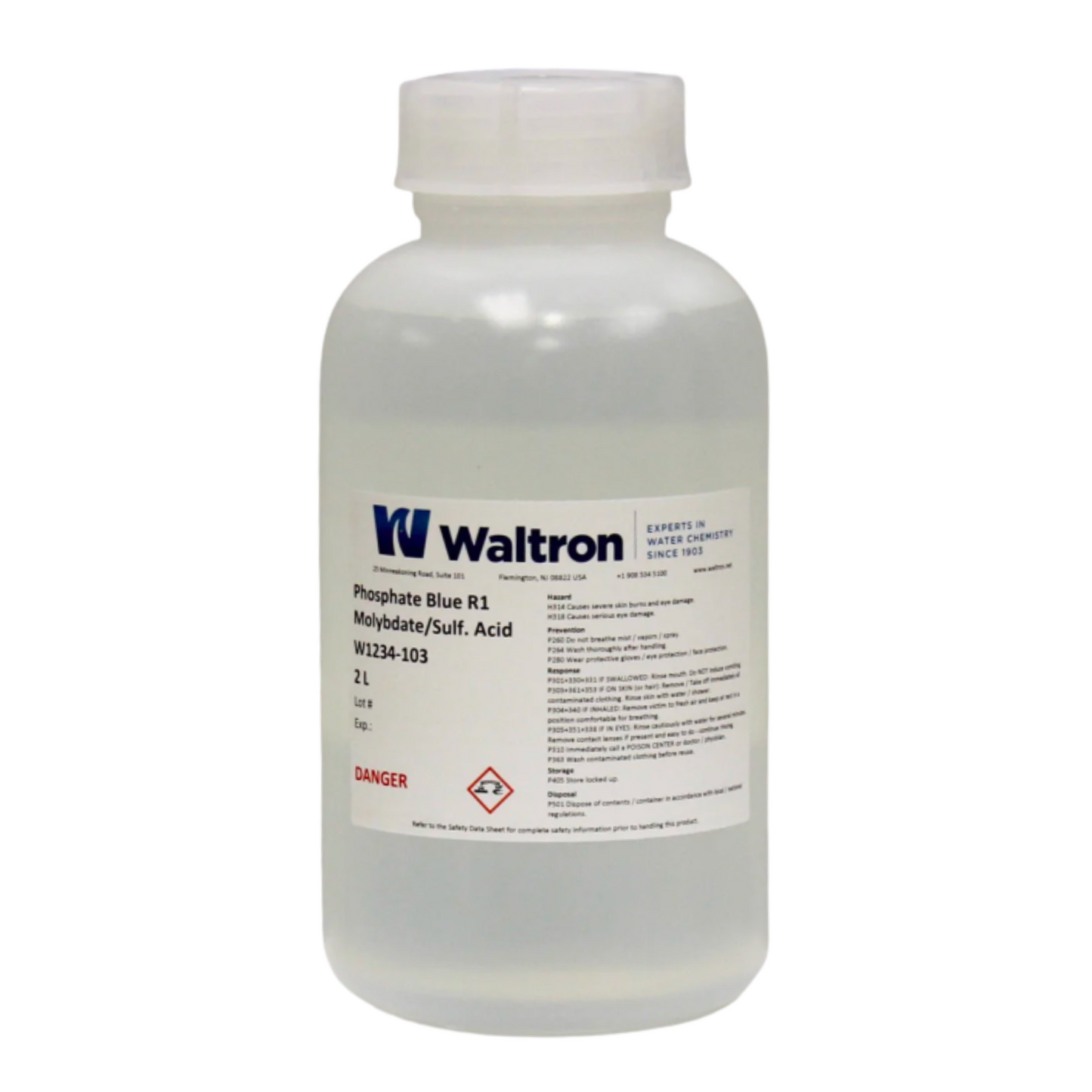 Phosphate Blue Reagent #1, Molybdate/Sulfuric Acid Reagent, 2L (Special Handling)