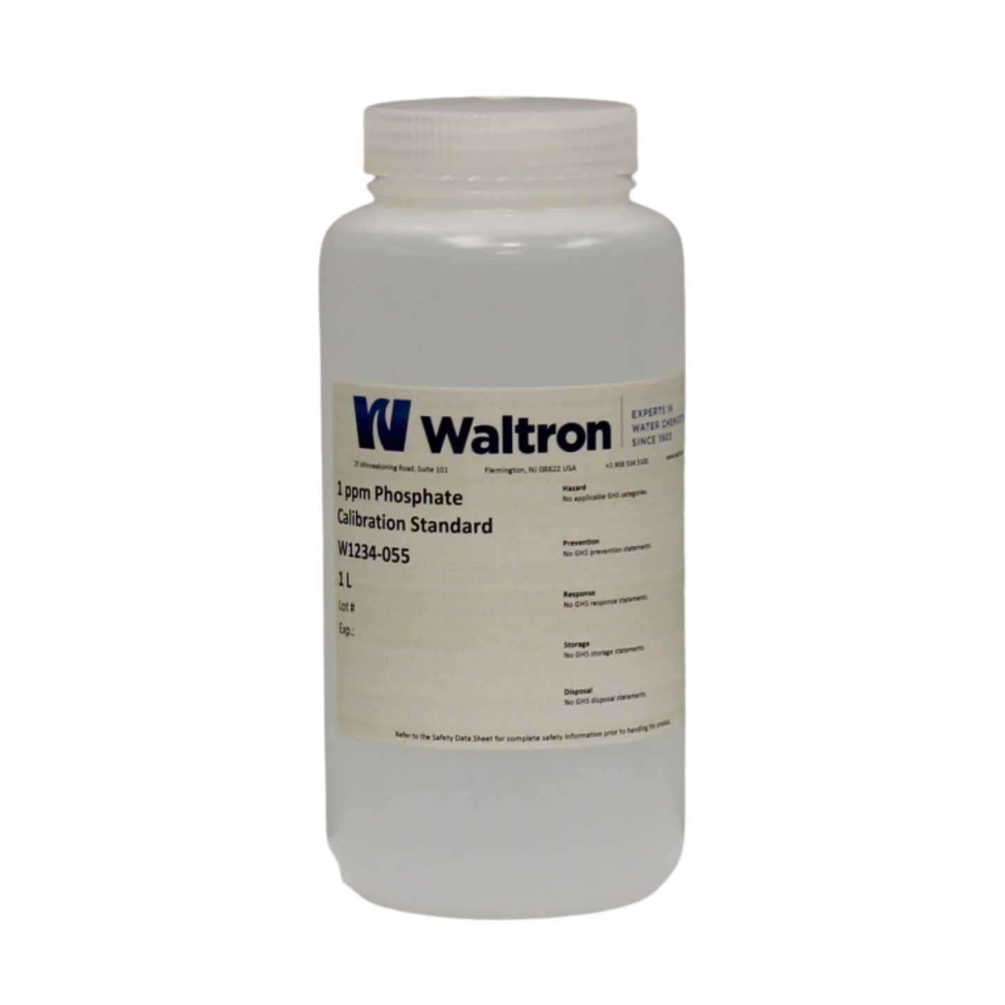 Phosphate Calibration Standard, 1Ppm, 1L